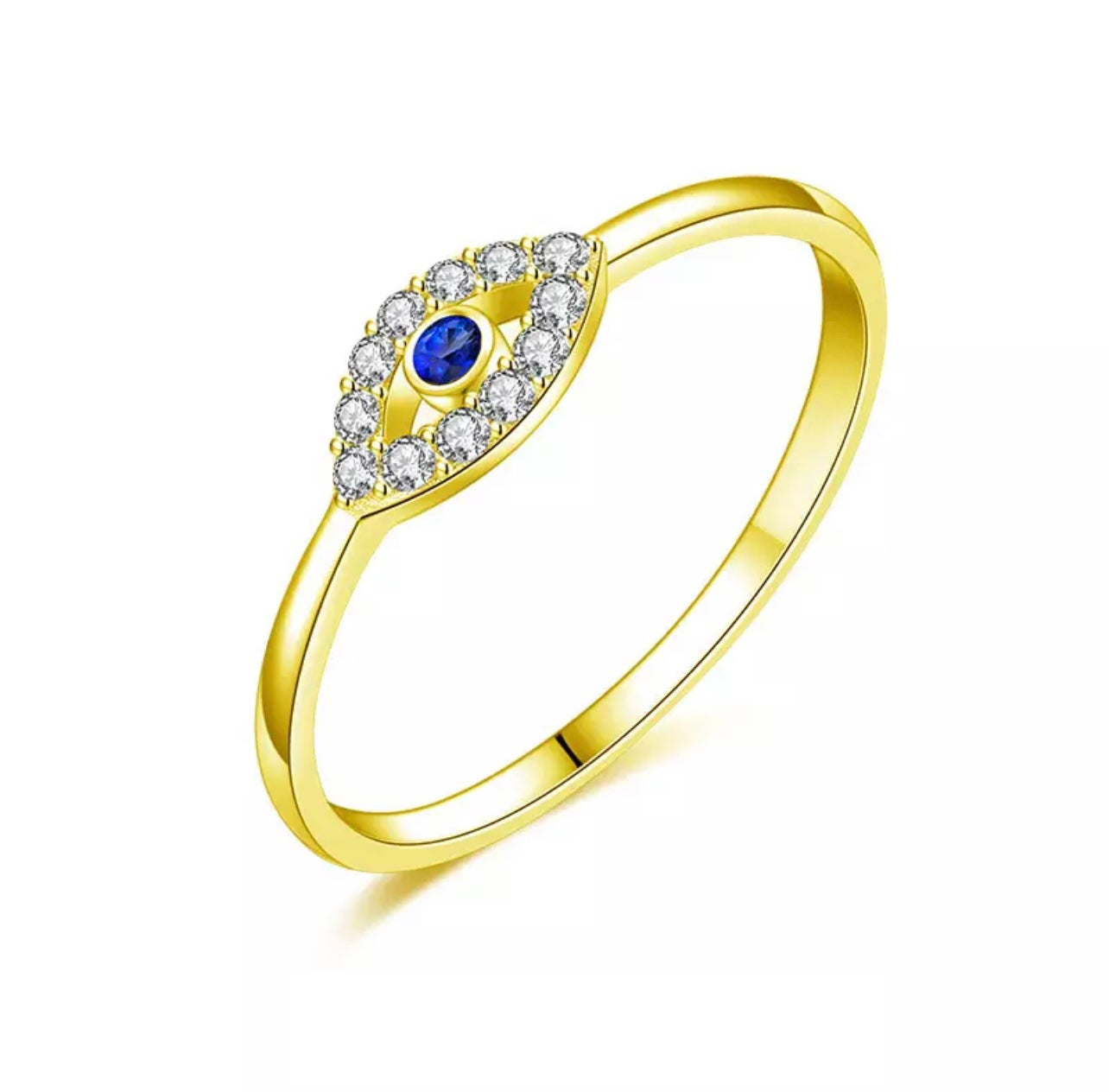 Minimal Eye Ring (Gold)